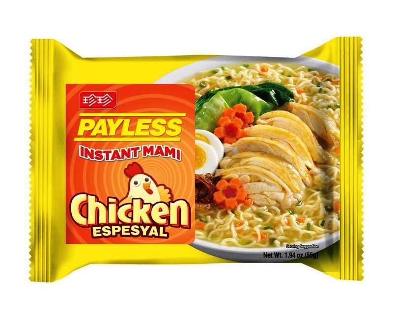 Instant Noodle Soup gusto Pollo - Payless - 3 buste da 55g.